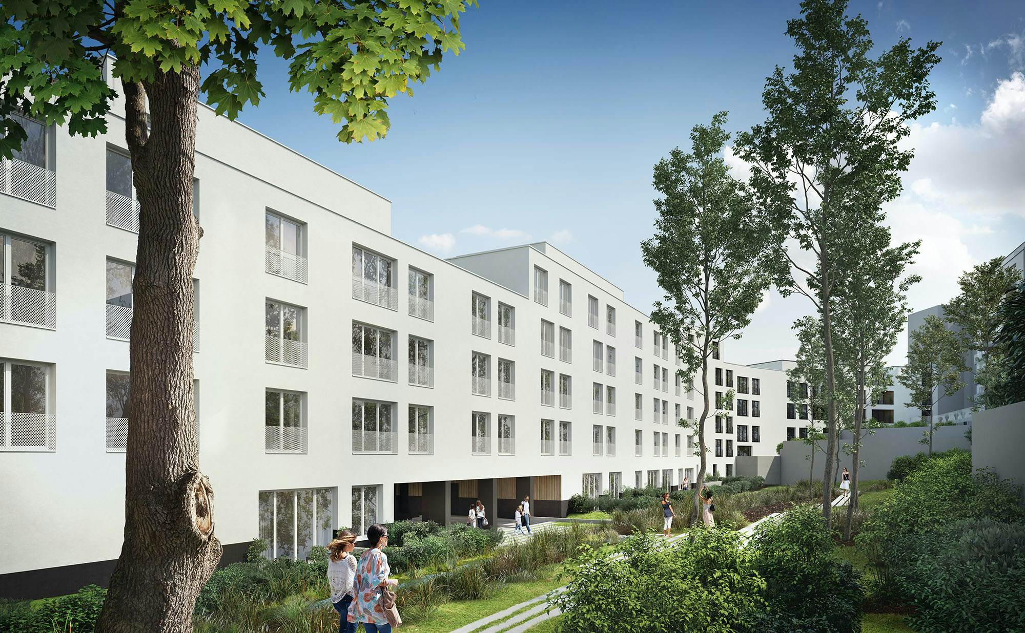 Een geheel van drie gebouwen zal onderdak bieden aan een nieuw soort van intergenerationeel samenhuizen in Vorst.