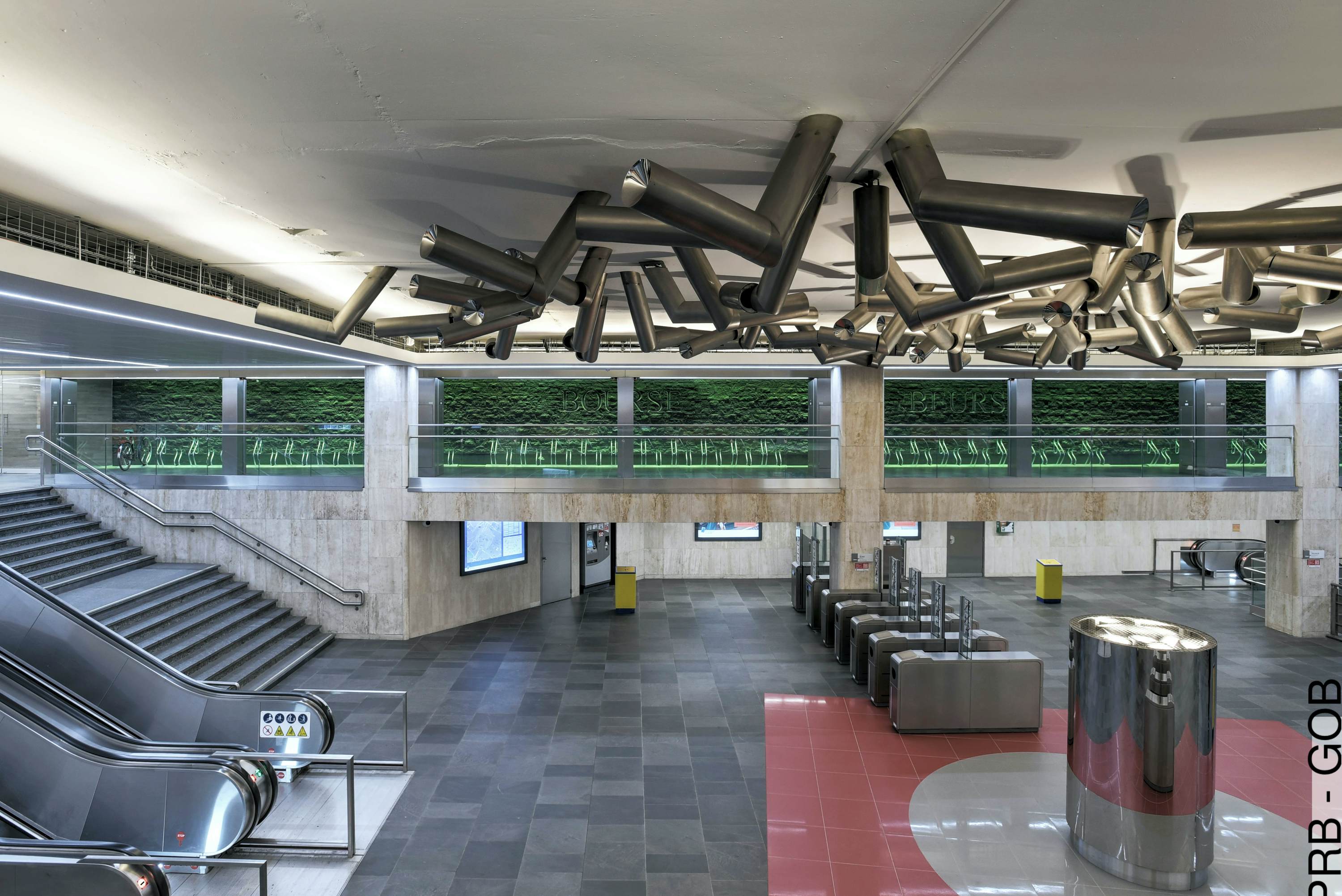 Het station Beurs-Grote Markt voor renovatie