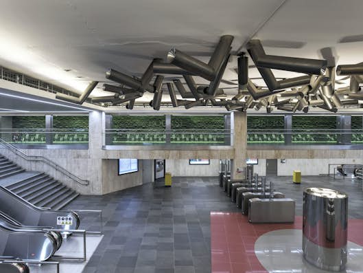 Het station Beurs-Grote Markt voor renovatie