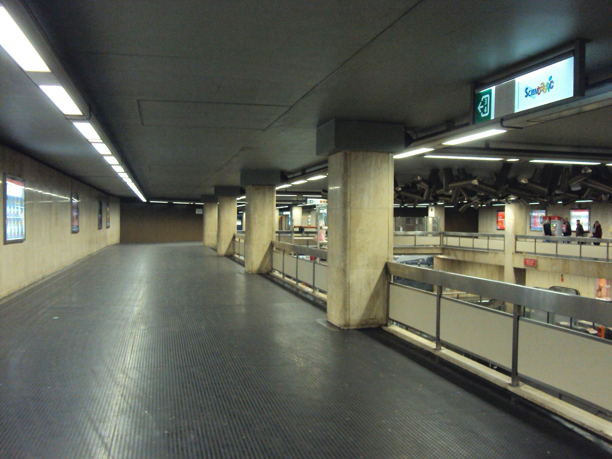 Het station Beurs-Grote Markt voor renovatie