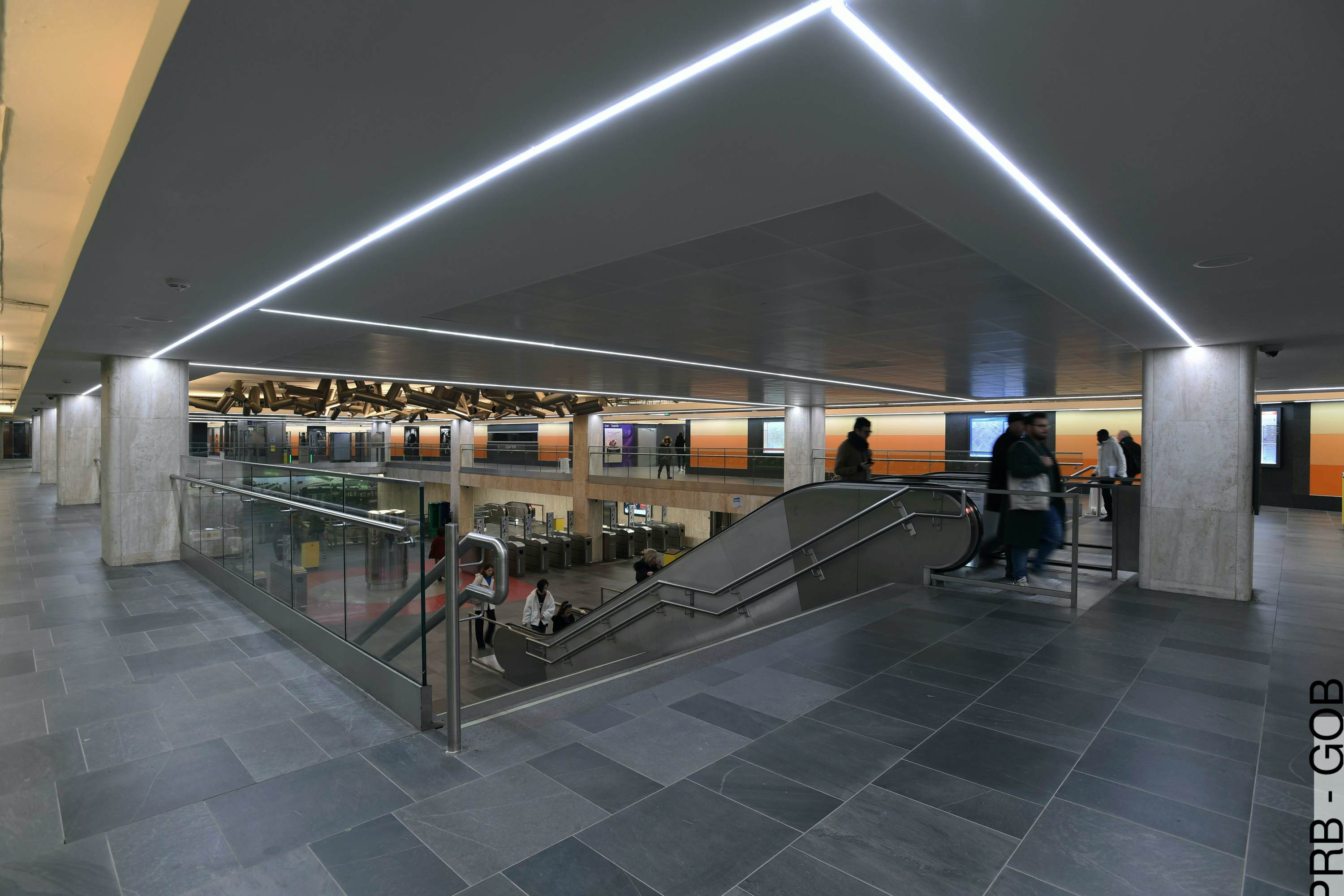 Het station Beurs-Grote Markt na renovatie