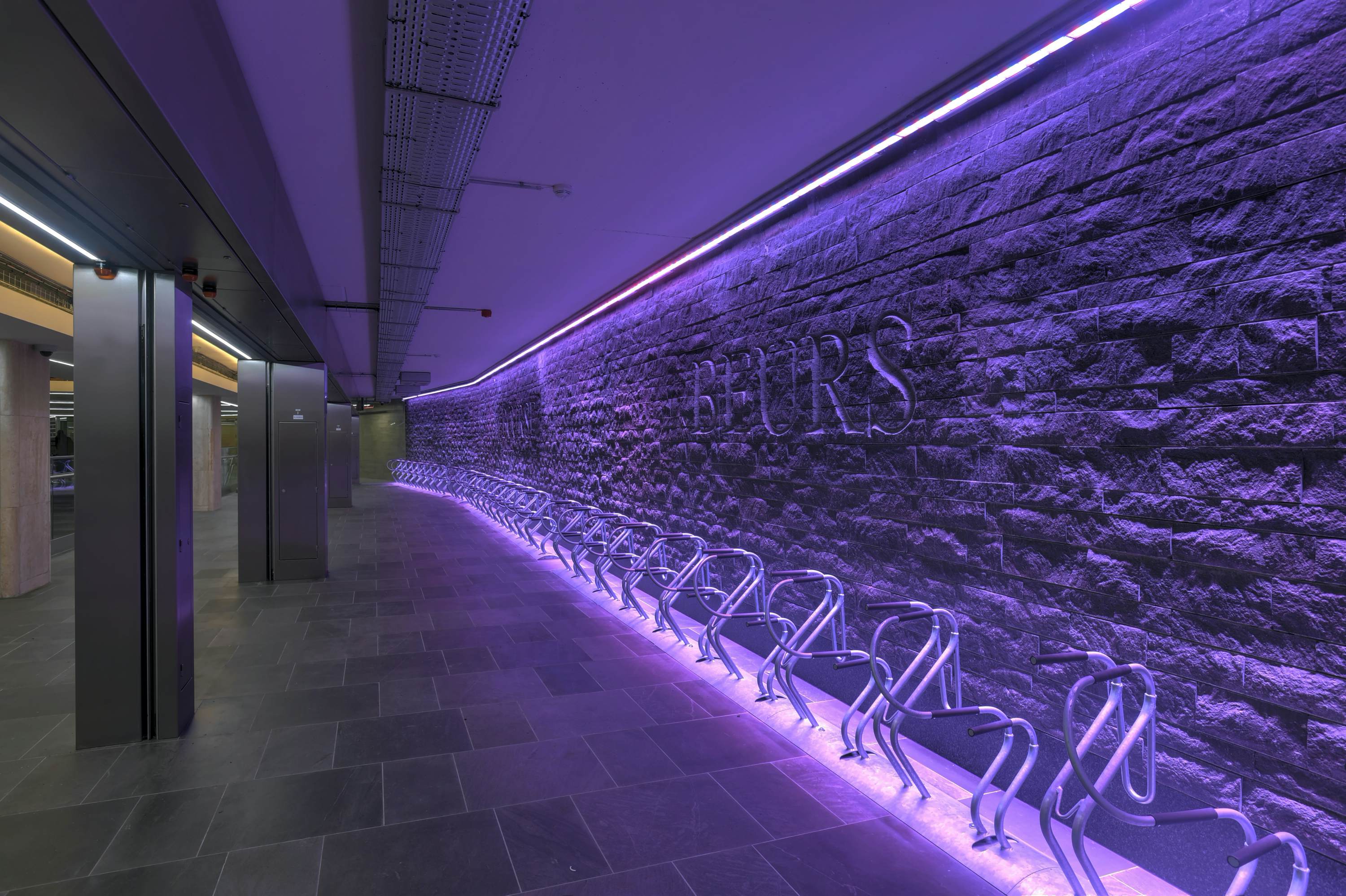 Het station Beurs-Grote Markt na renovatie