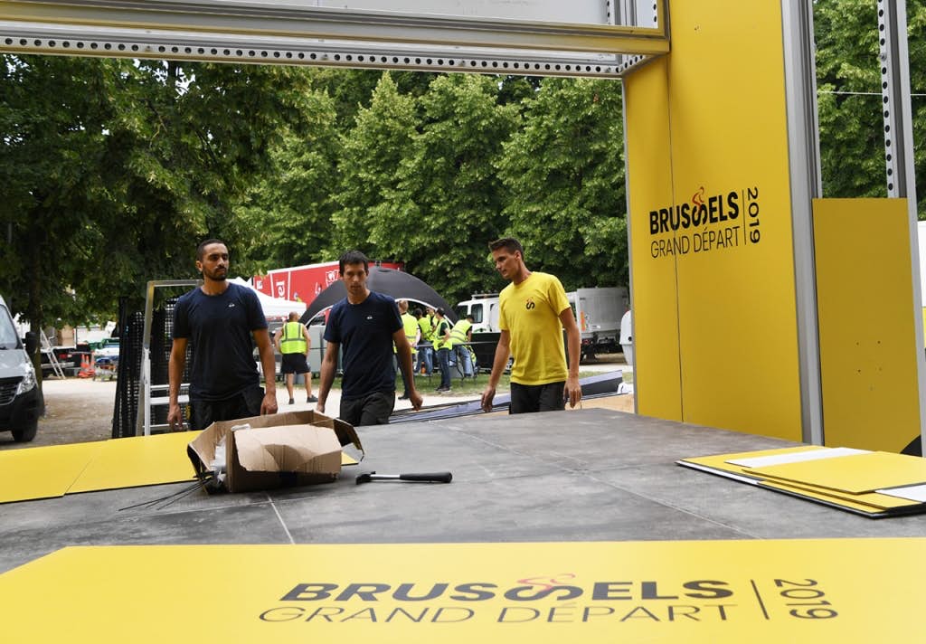 De fanzone op het Brouckèreplein
