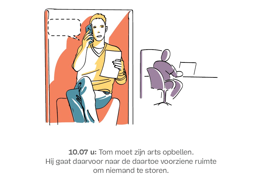 Man die discreet belt